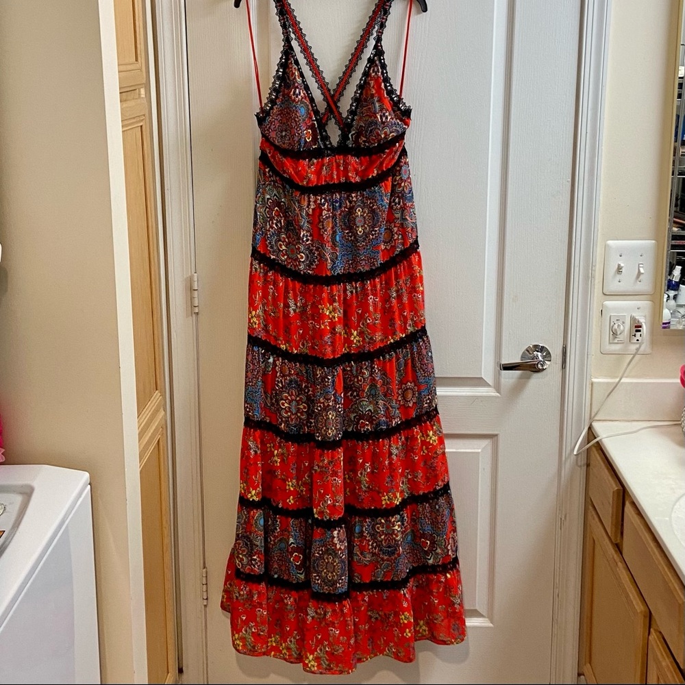 Alice & Olivia floral maxi dress-12- like new!